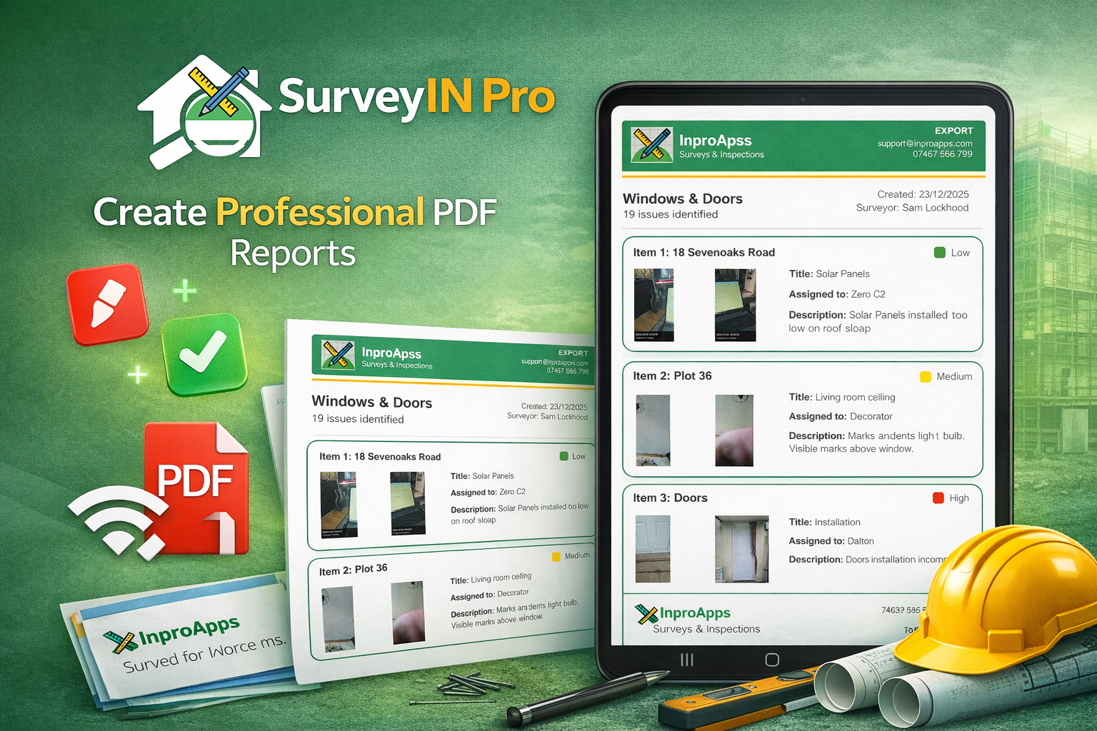 SurveyIN Pro – Create professional PDF reports