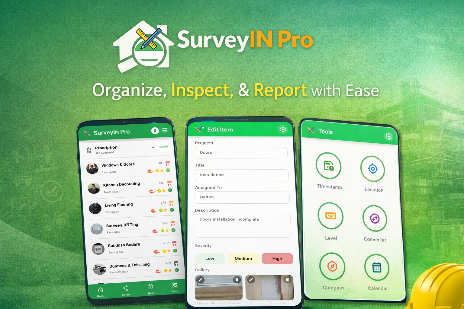 Organize inspect and report with ease